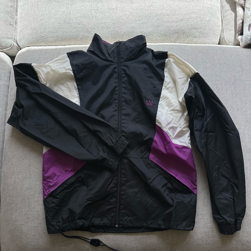 USA Olympics JCPenny Windbreaker Jacket Women’s Small